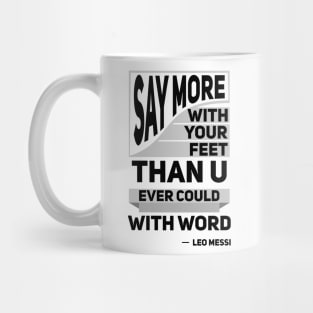 football fan quote Mug